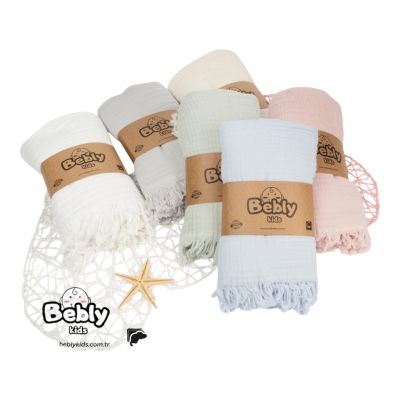 BEBLY 4001 100X120CM 4 KAT MÜSLİN BATTANİYE