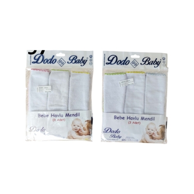 DODO 197 BEBE HAVLU 3 LÜ MENDİL