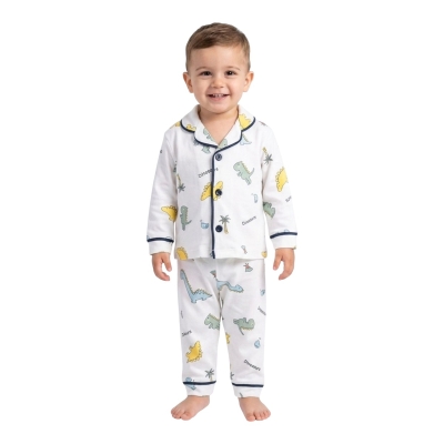 DOLAŞ 1118 6-24AY DİNO BASKILI PİJAMA TAKIM