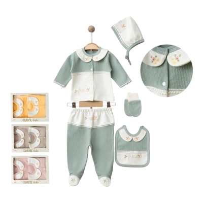 GAYE 7643 KIZ 5Lİ ZIBIN SET