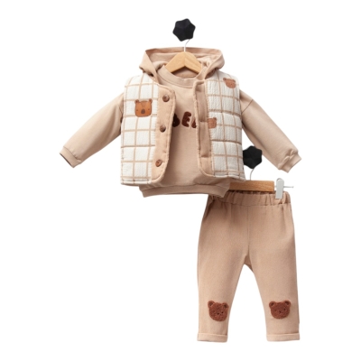 HİPPİL 5170 6-18AY BEAR NAKIŞ 3 LÜ TAKIM