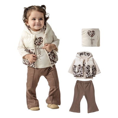 HİPPİL 5213 6-18AY KURDALELİ 3 LÜ TAKIM
