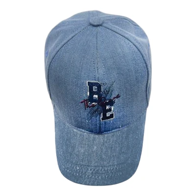 KITTY Y26250-01 5-8Y BASKILI DENIM KIZ ŞAPKA