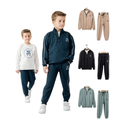 MASKOT 5116 3-6Y DİK YAKA YARIM FERMUARLI TAKIM