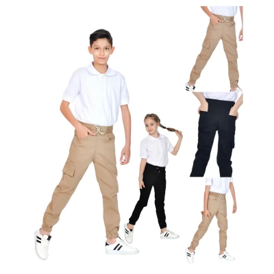 MY YOYO 6355 11-16Y KARGO LASTİK PAÇA PANTOLON