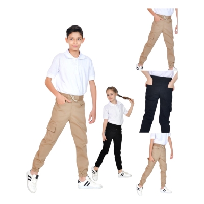 MY YOYO 6375 11-16Y KARGO LASTİK PAÇA PANTOLON