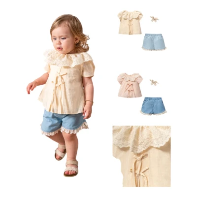 NOYNOY 82949-24AY YAKA FIRFIRLI BLUZ DNTL DTY SHORTLU TK