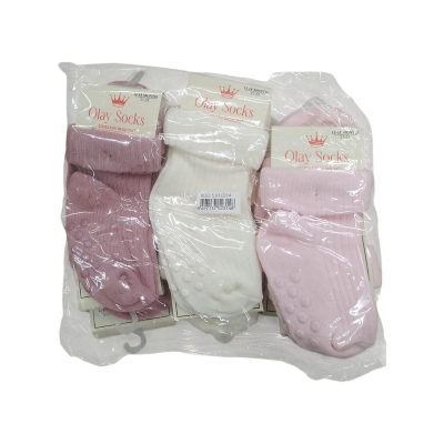 OLAY 0314-1 12-18AY SOCKS KIVRIK KIZ ÇORAP