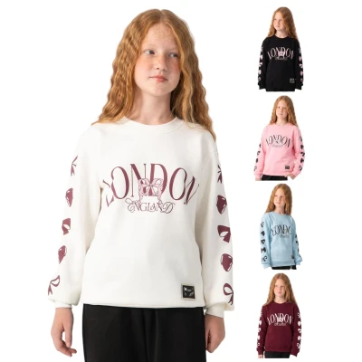 PANÇİKO 7952 13-16Y LONDON  BASKI SWEAT