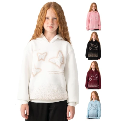PANÇİKO 7954 13-16Y KELEBEK BASKI SWEAT