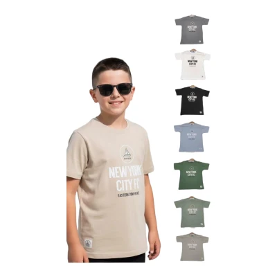 TANEM 10075 9-12Y BASKILI S.YK TİŞÖRT