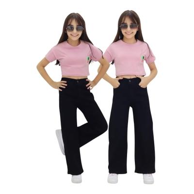TATİ 1240-2 11-15Y SİYAH KOT PANTOLON