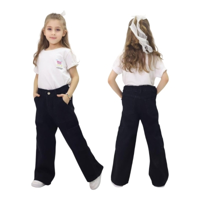TATİ 6740 11-15Y KOMANDO CEP SİYAH PANTOLON