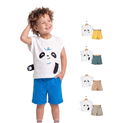 WOW 10920 1-4Y PANDA GÖZÜ BASKILI TAKIM