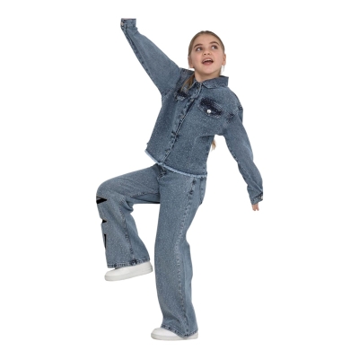 YUFİİ 1100 2-7Y TAŞLI KOT TAKIM